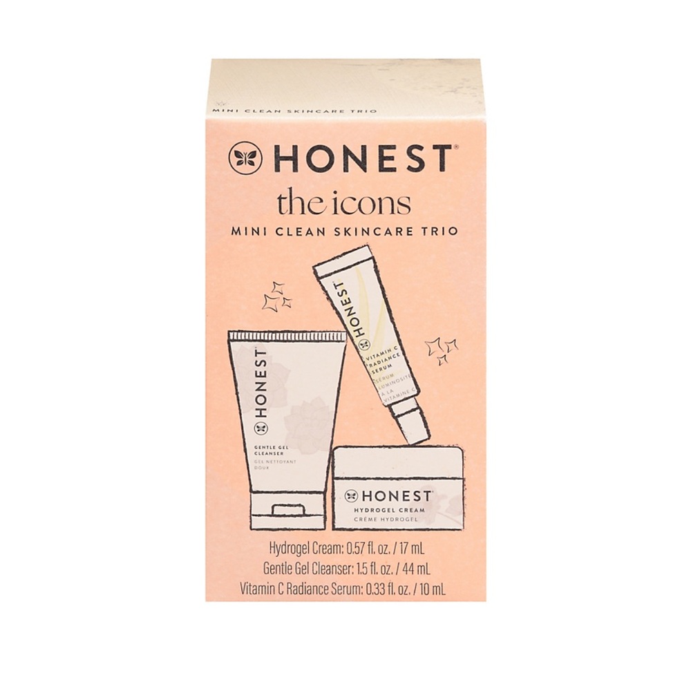 New! HONEST the icons Mini Clean Skincare Trio